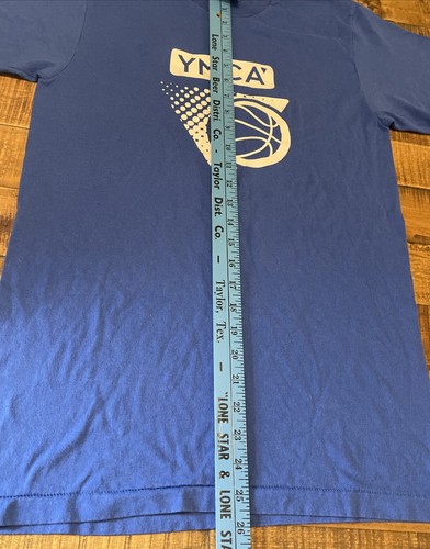 Vintage YMCA BasketBall #22 T Shirt Men’s Small Blue Single Stitch Rare - Picture 7 of 10