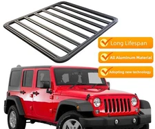PLATFORM Roof Rack Kit For 2018-2025 Jeep Wrangler JL JT Luggage Carrier Basket