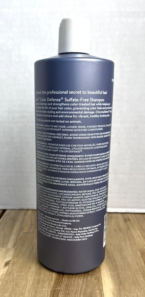 Ion Color Defense Sulfate-Free Shampoo With Chromaxtend 33.8 fl oz 1 Liter - Image 4 of 4