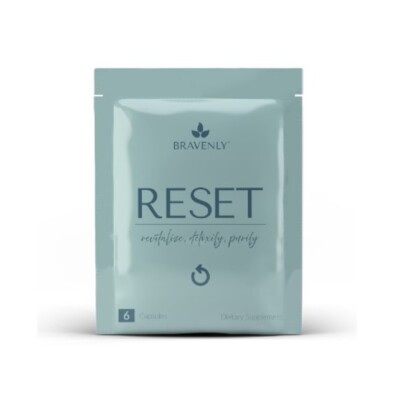Bravenly  Reset-Full Body Organ Detox-*Revitalize-Detoxify-Purify* (6 Capsules)
