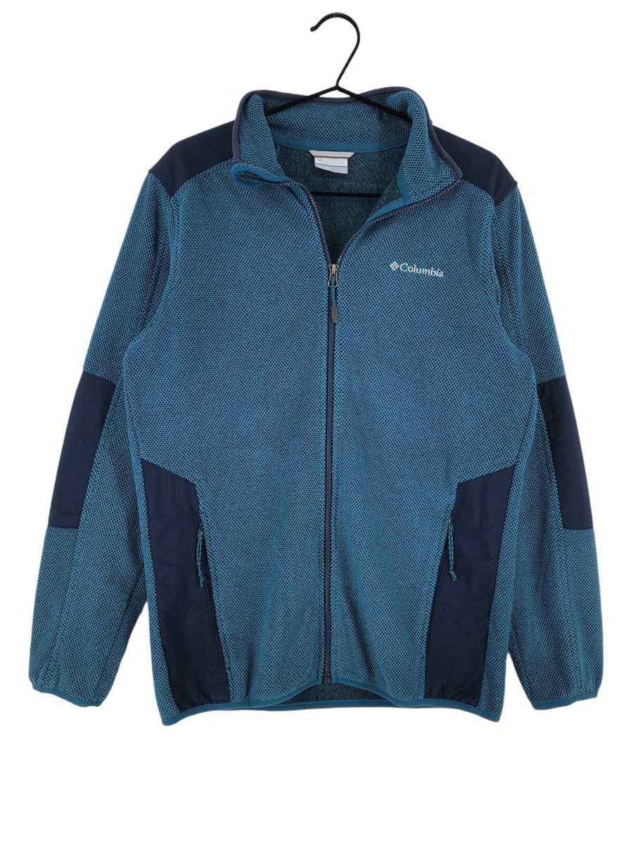 COLUMBIA Full Zip Men Fleece Cardigan Jumper Size S | eBay