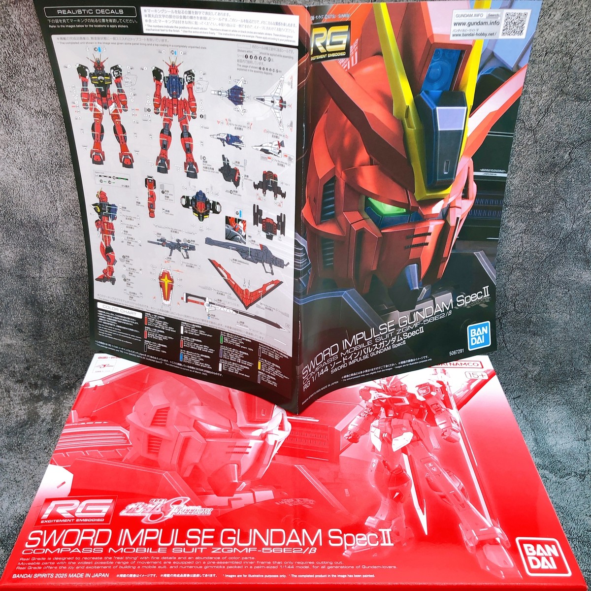 RG 1/144 Sword Impulse Gundam Spec II Gundam SEED Model Kit