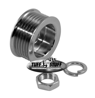 Alternator Chrom Riemenscheibe 6 Groove TUFF-STUFF 7610A