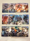 2023 China Mcdonalds Gundam 3D laser gift cards set of 12 collectible