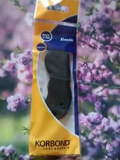 Image of KORBOND Black Woven Elastic/6mm x 3M/ For Repair, Alterations, Sewing & Craft