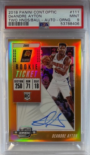 DeAndre Ayton [Orange] #111 2018 Panini Contenders Optic card