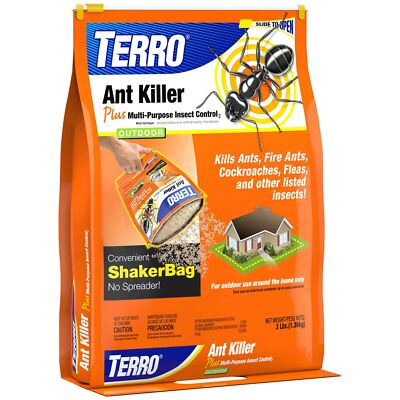 TERRO T901-6 Ant Killer Plus Multi-Purpose Insect Control for Outdoors - Kills