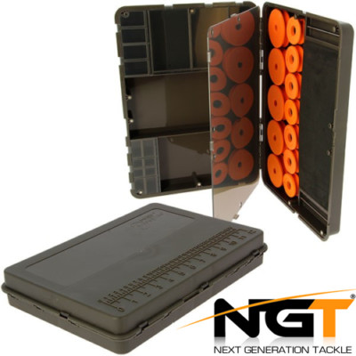 NGT DYNAMIC CARP FISHING TACKLE BOX RIG STORAGE SYSTEM FOR CARP ...