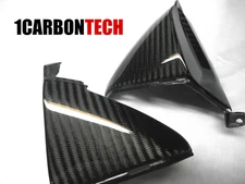 CARBON FIBER FRONT NOSE SIDE TRIMS 07-08-09-2010-2011-2012 HONDA CBR 600RR
