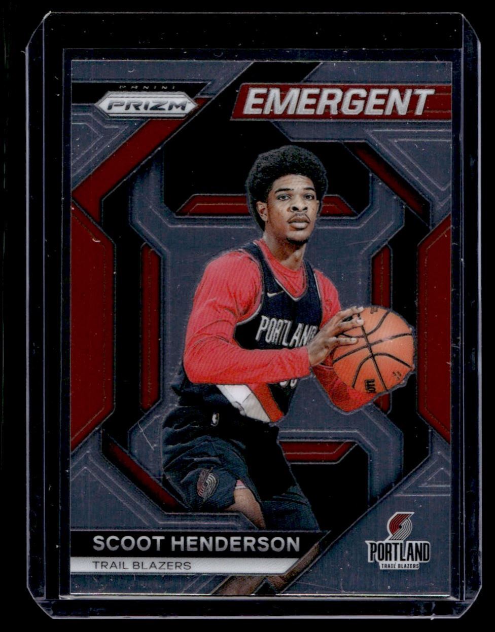 2023-24 Panini Prizm Emergent Scoot Henderson Rookie A2 Portland Trail Blazers