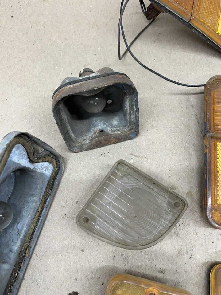 1967 1968 1970 1972 雪佛兰 GMC C10 K10 尾灯琥珀标记灯混合套装! — 第 4/4 张图片