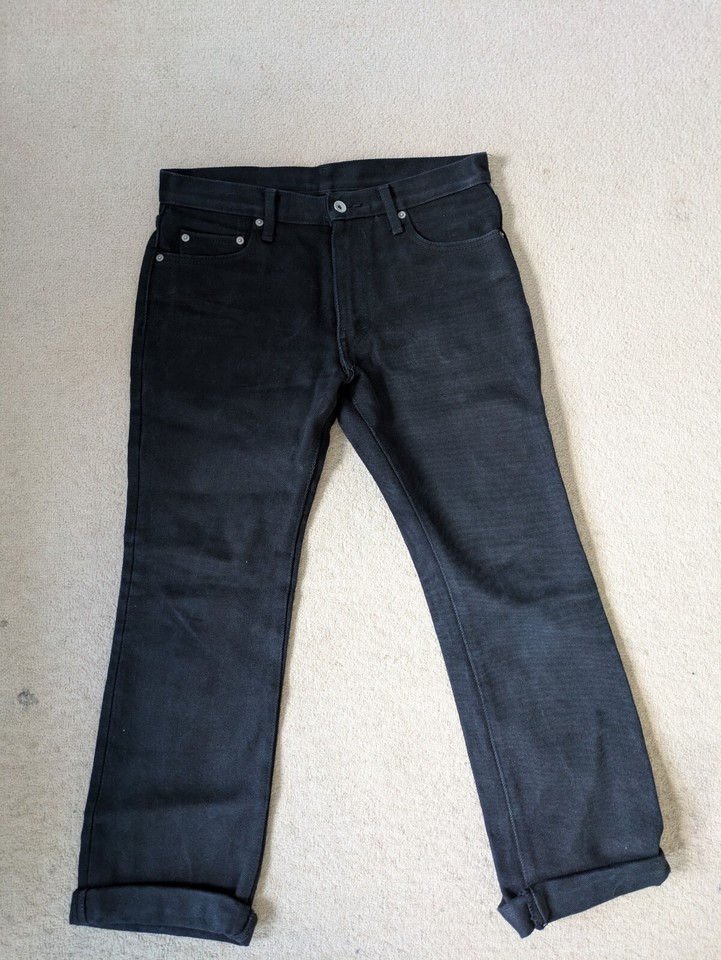 Iron Heart 9461z 21oz Black Jeans W32 eBay