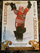 manon rheaume 2023 tim hortons hockey canvas legend cl-15