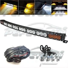 Dual Color 43''inch 240W Curved LED Light Bar Single Row Off-Road Light Bar 42''