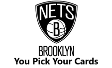 You Pick Your Cards Brooklyn New Jersey Nets Team  NBA Basketball Card Selection