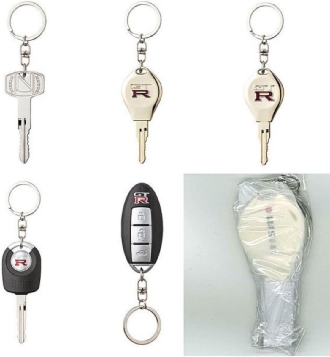 Nissan GT-R Collectible Key Set Complete 6 Types Bandai Japan