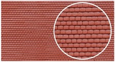 Wills SSMP211 Plain Roof Tiles x 4 Sheets Model Railway OO Gauge Plastic