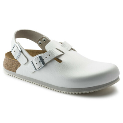 Clog Tokio Super Grip, Naturleder, weiß, Weite normal, Größe 39 061134-39
