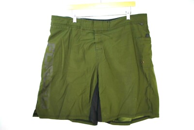 FORGED CrossFit Shorts Mens Size 40 Green Workout MMA Trunks 10''