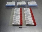 Lot of 38 New! Asstd. Cutting Tools (18)1/4-28 Sppt Taps (20)5.70mm Carb. Drill