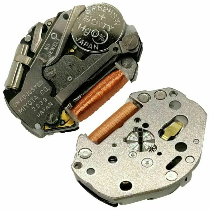 Replacement Quartz Watch Battery SR626SW 2039 Movement 1700 300 300 Hands