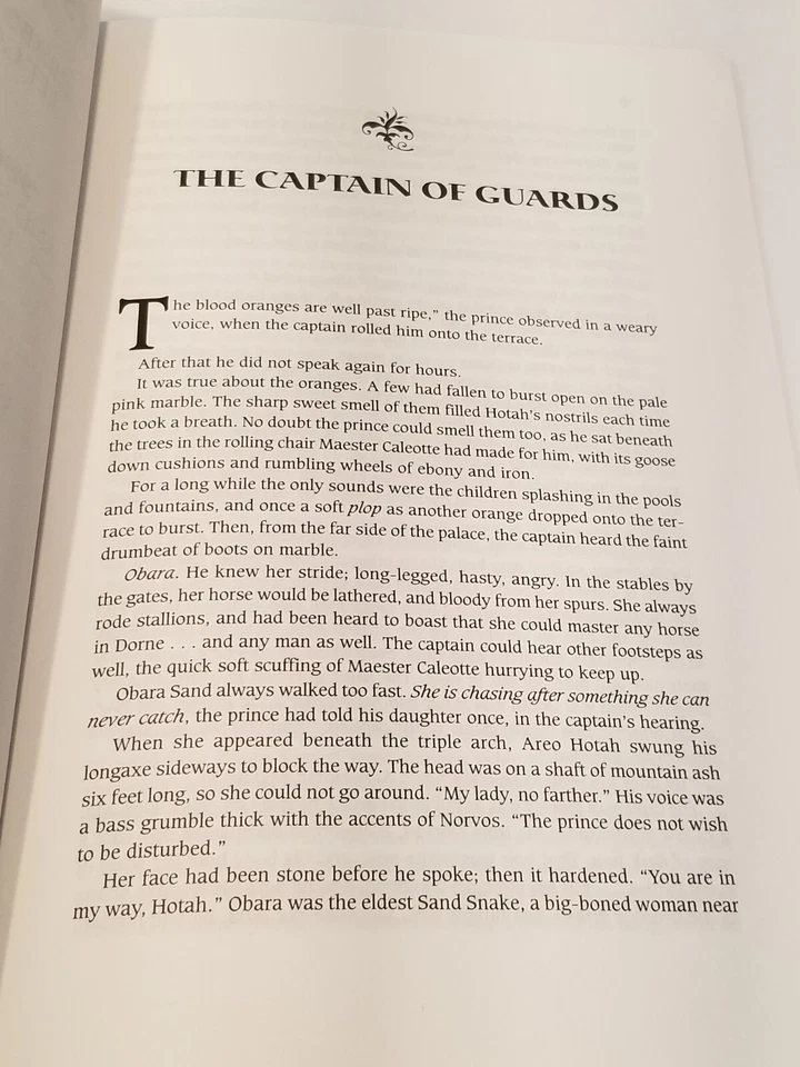 A Feast for Crows SIGNED Excerpt The Captain of The Guards George RR Martin GRRM - Image 4 of 4