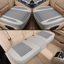 Universal Car Seat Cover Flax Cushion Breathable Car Interior Seat Protection