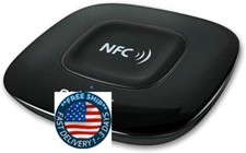Adaptador de audio inal mbrico con receptor Bluetooth 4.0 habilitado para NFC .