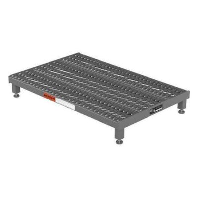 Zoro Select Ahw-L-2436 Single Step Platform, 5 In To 8 In H, 24 In W, 36 In D,