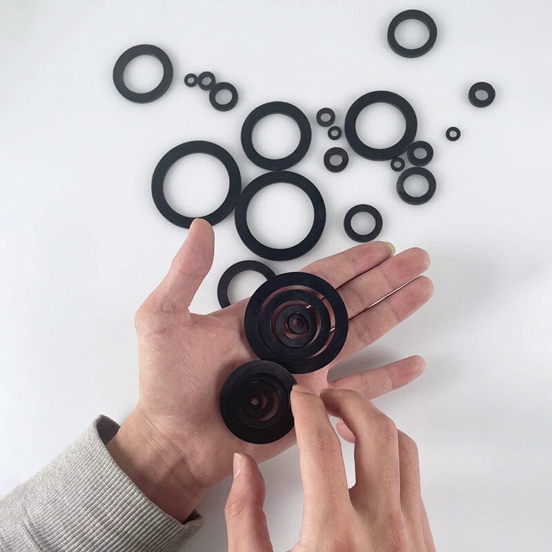 50PCS Black NBR Rubber O-Ring Seals - 4x1x1.5mm (ODxIDxCS) - Gasket Rings For Oil, Water, Temperature Resistance