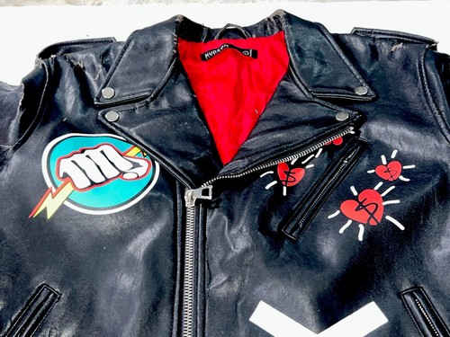 Hudson NYC Synthetic Leather Biker Jacket - Picture 2 of 11