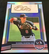 2023 USA Stars & Stripes #18U-DC Dylan Cupp Autograph Gold Ink RC 93/100