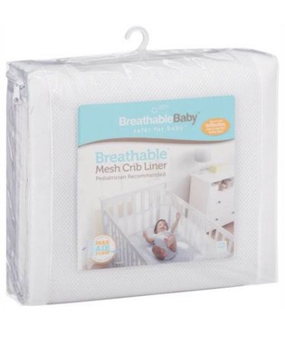 breathable baby mesh crib liner