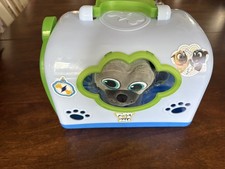 Disney Puppy Dog Pals Bingo Groom  Go Playset Pet Carrier Toy Complete Open Box