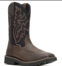 Wolverine Rancher Waterproof Steel Toe Wellington Black Brown W10765 13M
