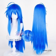 Lucky Star Anime Izumi Konata Cosplay Wig Hairnet Halloween Performance Prop