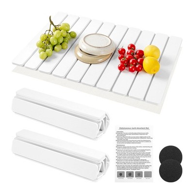 2 Pcs Stone Drying Mat for Kitchen Counter, Foldable Stone Dish Drying Mat 23...