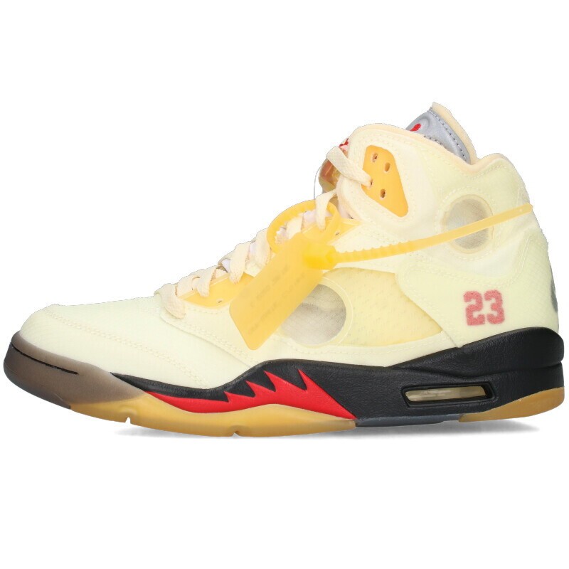 Nike Off White  AIR JORDAN 5 SAIL DH8565 100  27cm