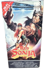 RED SONJA Betamax- 1985 CBS FOX Arnold Schwarzenegger Brigitte Nielsen RARE BETA