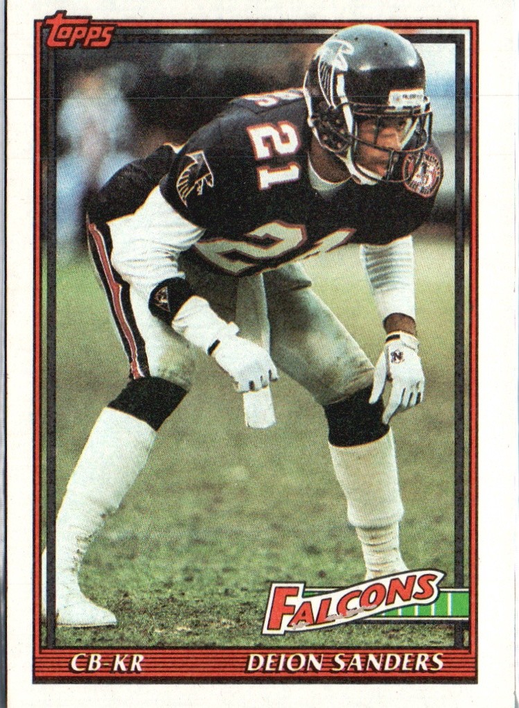 1991 Topps #582 Deion Sanders