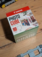 canon photo cube Foto-Geschenkbox PP-201 5x5 incl 40 Blätter Photopapier Rahmen 