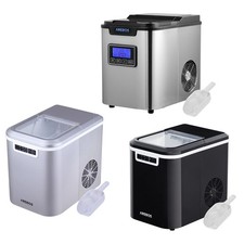 AREBOS Macchina per Cubetti di Ghiaccio 2,2L Ice Maker 12 kg/24 h Compatta