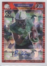 2021 Leaf Pro Set Metal 1989 Red Crystals /50 Brenden Knox #PA-BK1 Auto no9