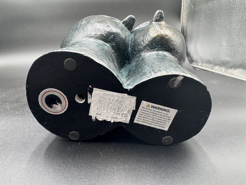 Escultura de cabeza de pareja de resina polivinílica Gaubert Foto 3 de 4