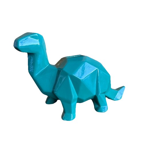 Niedliches grünes Dinosaurier Origami Stil Steingut Sparschwein Pillowfort von Target