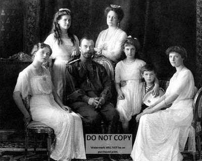 RUSSIAN EMPEROR NICHOLAS II AND THE IMPERIAL FAMILY - 8X10 PHOTO (DD-865)