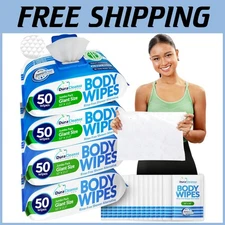 No Rinse Disposable Washcloths - 10"x11.5"