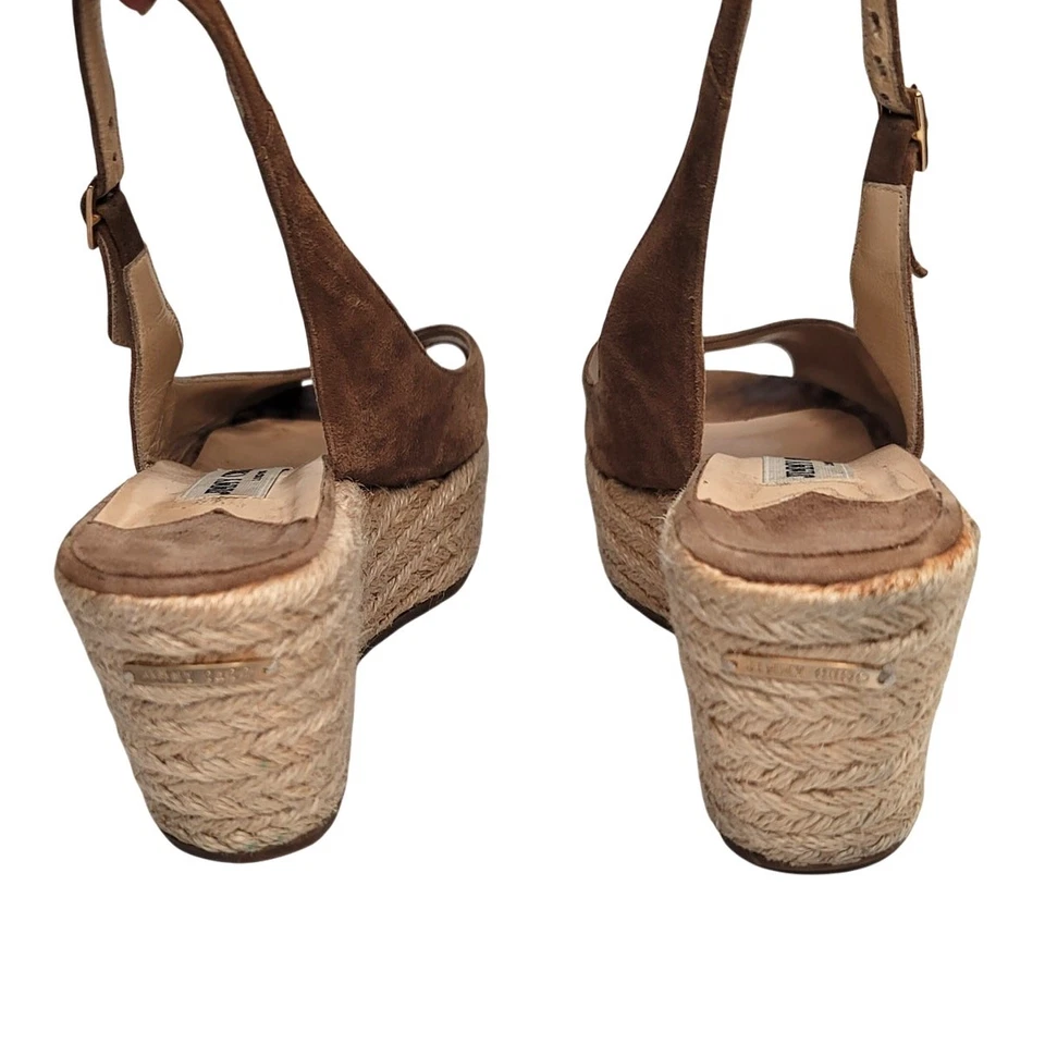 Замшевые эспадрильи на танкетке Jimmy Choo желтовато-коричневые - размер 39 ЕС/8,5-9 США - Изображение 4 из 4