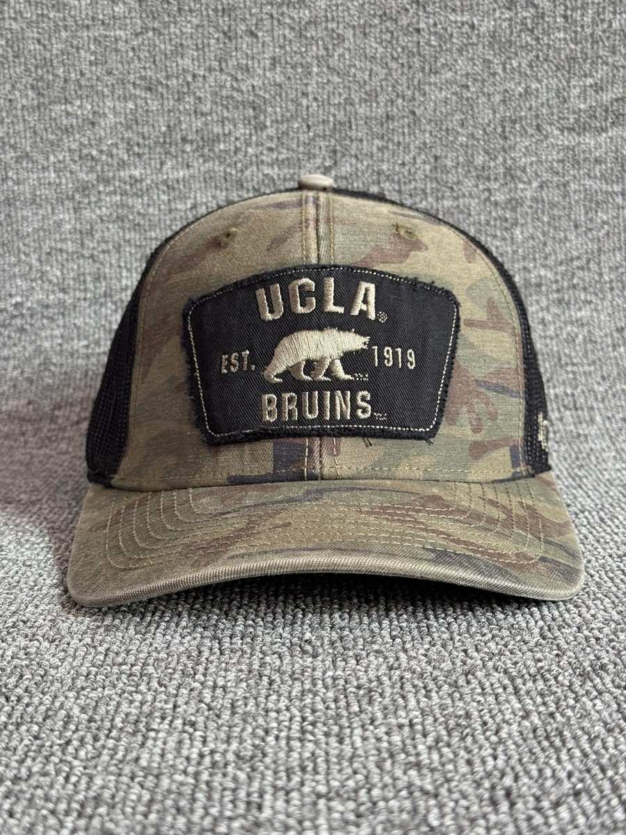 '47 Brand UCLA Bruins Trucker Snapback Camo Black NCAA Hat