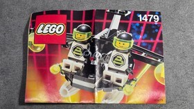 LEGO 1479 Two-Pilot Craft - 100% COMPLETE - MINT Original Instructions - Blacktr